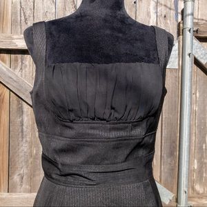 Black & silver pinstripe dress, Morgan 4 Ever